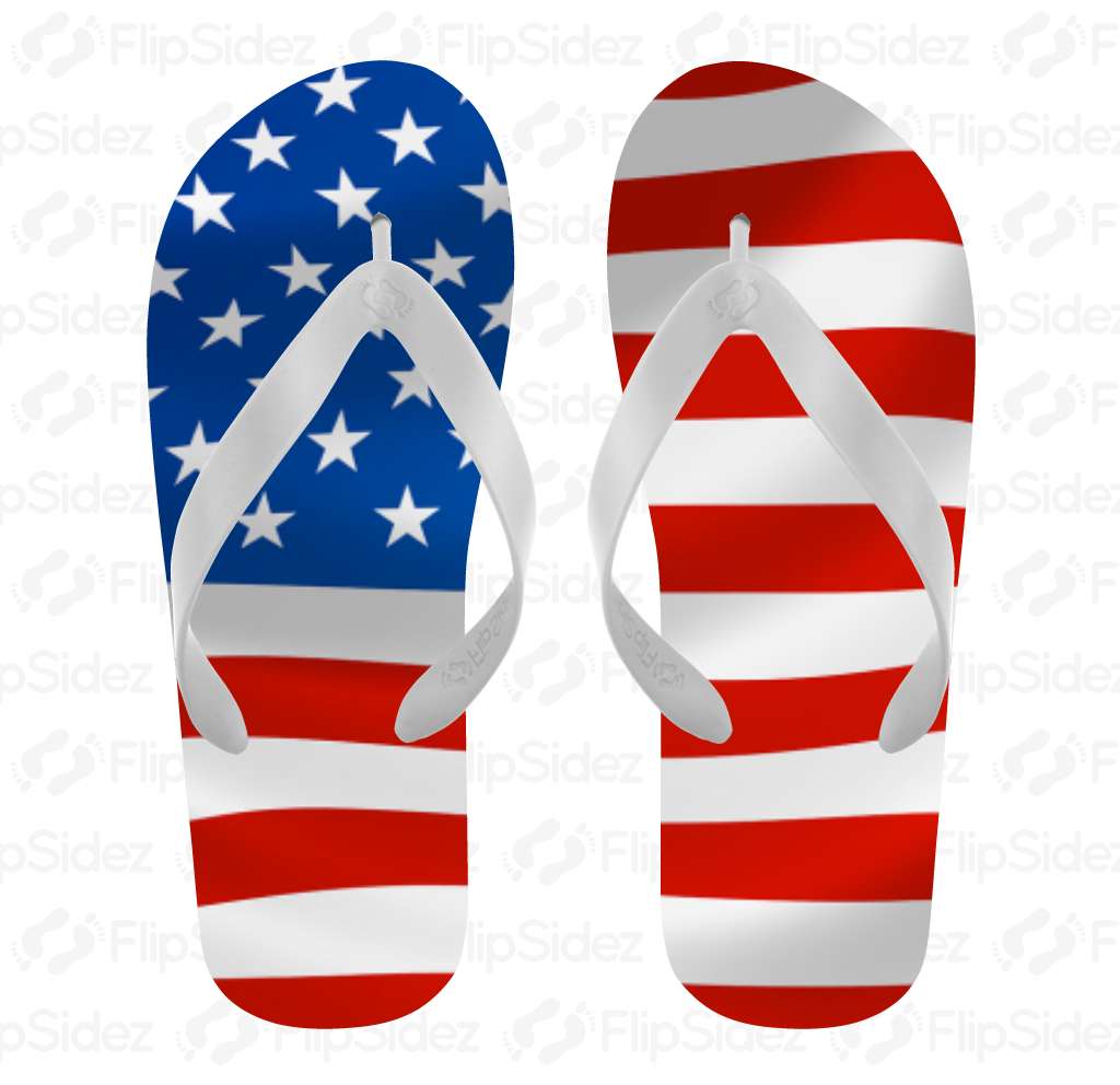 American Flag Flip Flops Flip Flops