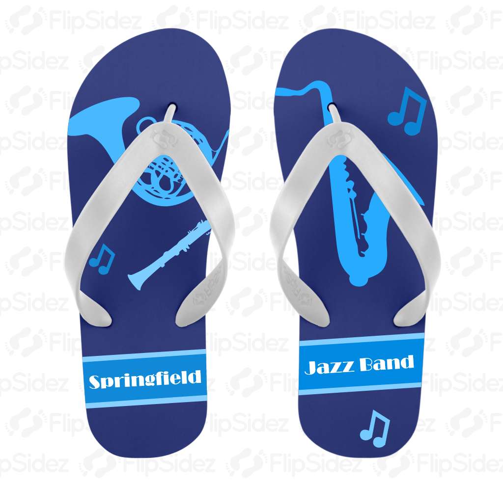 Jazz Band Flip Flops Flip Flops