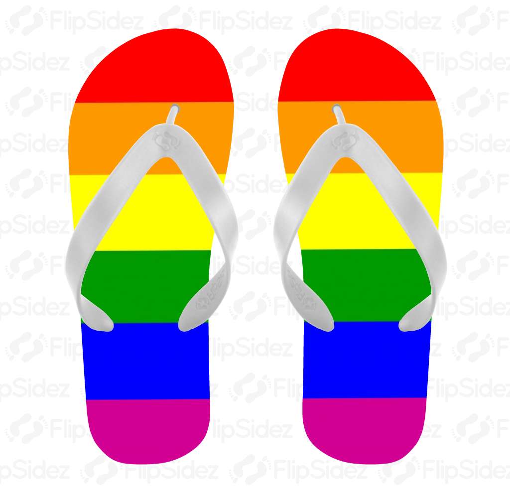 Gay Pride Flip Flops Flip Flops