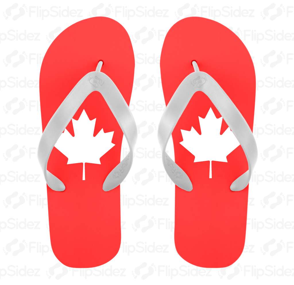 Canadian Maple Leaf Flip Flops Flip Flops