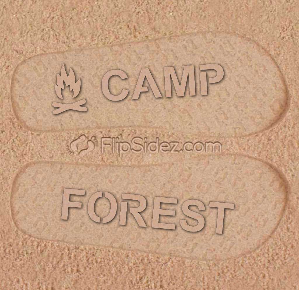 Summer Camp NAME Flip Flops