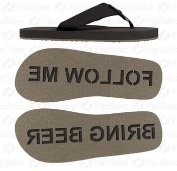 Flipsidez Custom Flip Flopsflipsidez Custom Sand Imprint