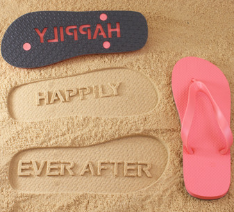 Happily Ever After Flip Flops
