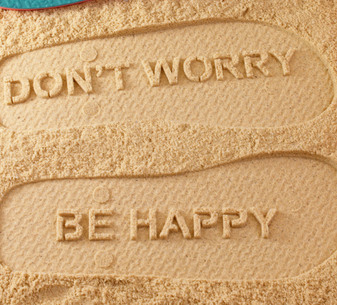 Don't Worry Be Happy Flip Flops