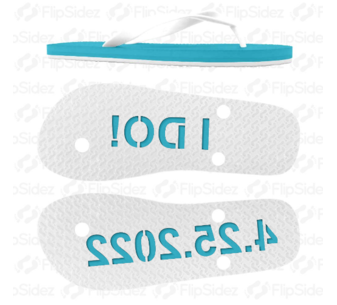 I DO! Wedding Sandals