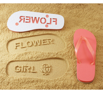 Flower Girl Flip Flops