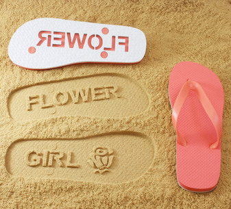 Flower Girl Flip Flops