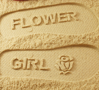Flower Girl Flip Flops