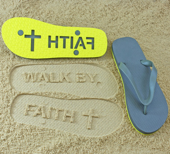 Walk By Faith Flip Flops