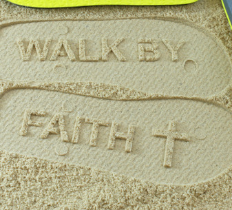 Walk By Faith Flip Flops