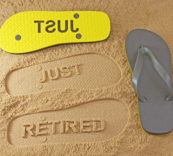Just Retired Flip Flops