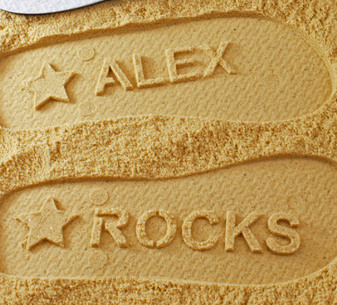 Custom NAME  Flip Flops