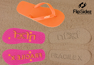 Flip-flops for Party Guests With FREE Printable Personalized Wedding,  Anniversary. BULK 